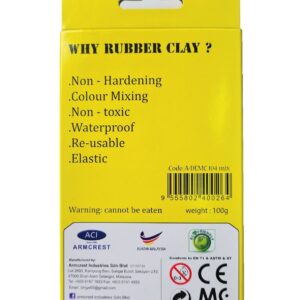 Rubber Clay - 8 Piece Set Back