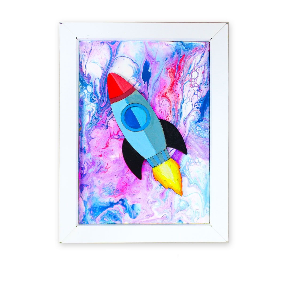 Download Pour Art Painting Kit With 3d Frame 20 5cm X 15 3cm Space Theme Artlane Singapore