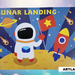 EVA 3D Art - Lunar Landing